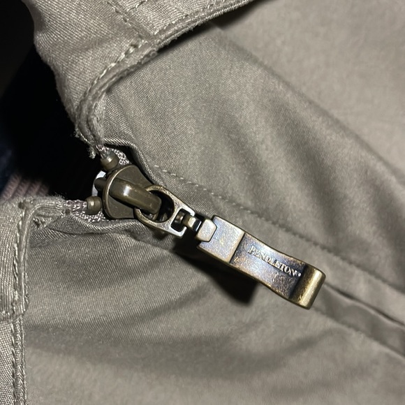 Pendleton Olive Bomber Jacket - Picture 8 of 16